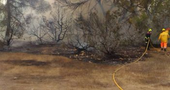 El foc de Cala Saona no s’extén