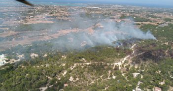 Fotos dels diferents focus de l’incendi