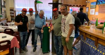 Els seguidors del Formentera escalfen motors a Villaviciosa