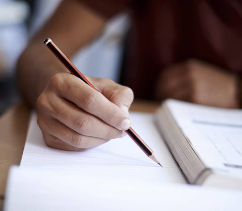 Imatge d'arxiu d'un estudiant.