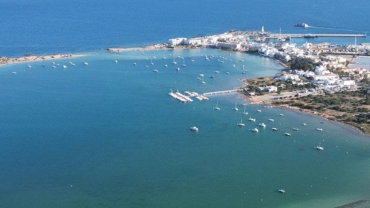 Litoral de l'illa de Foremntera.