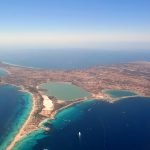 Vista aèria de Formentera.