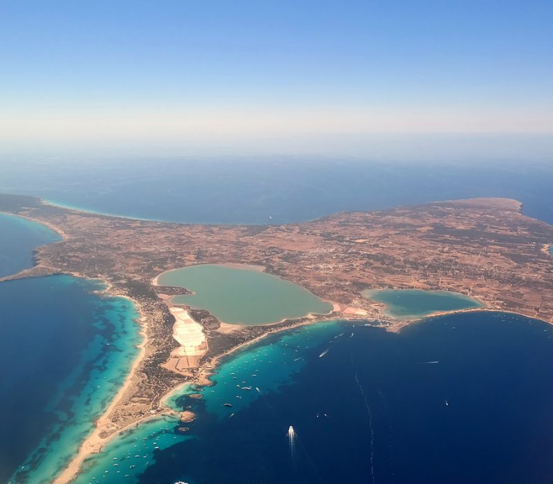 Vista aèria de Formentera.
