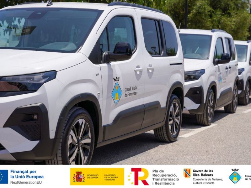 Nous vehicles elèctrics del Consell Insular de Formentera.