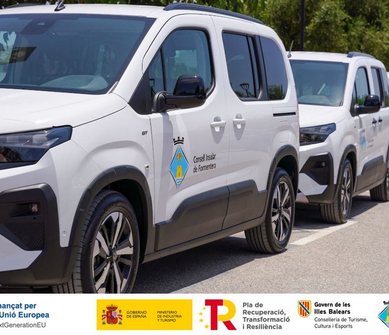 Nous vehicles elèctrics del Consell Insular de Formentera.