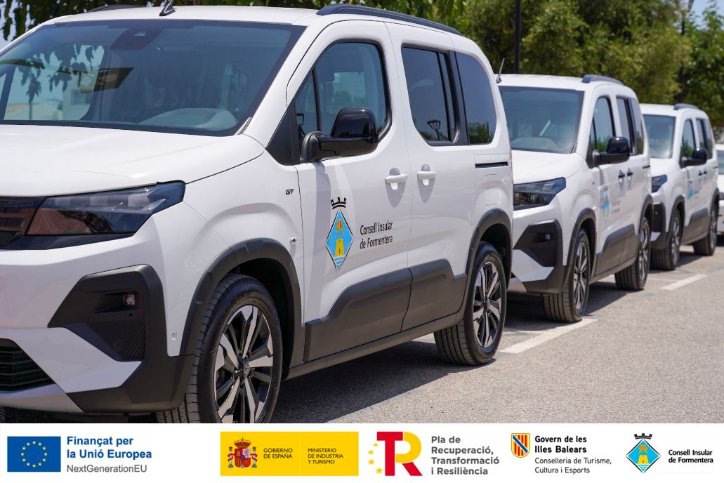 Nous vehicles elèctrics del Consell Insular de Formentera.