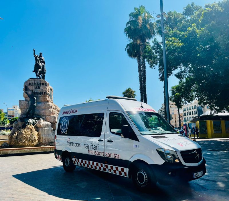 Ambulància del Servei de Salut de les Illes Balears.