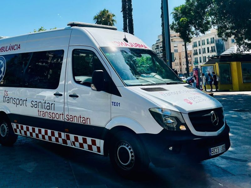 Ambulància del Servei de Salut de les Illes Balears.