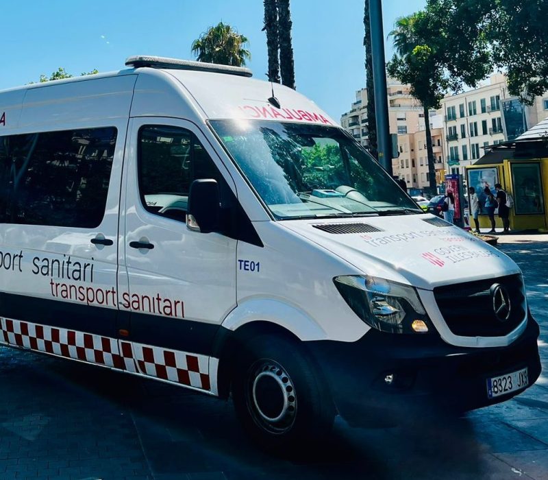 Ambulància del Servei de Salut de les Illes Balears.