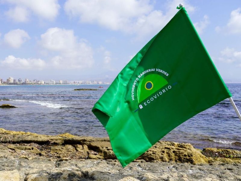 Bandera verda d'Ecovidrio.