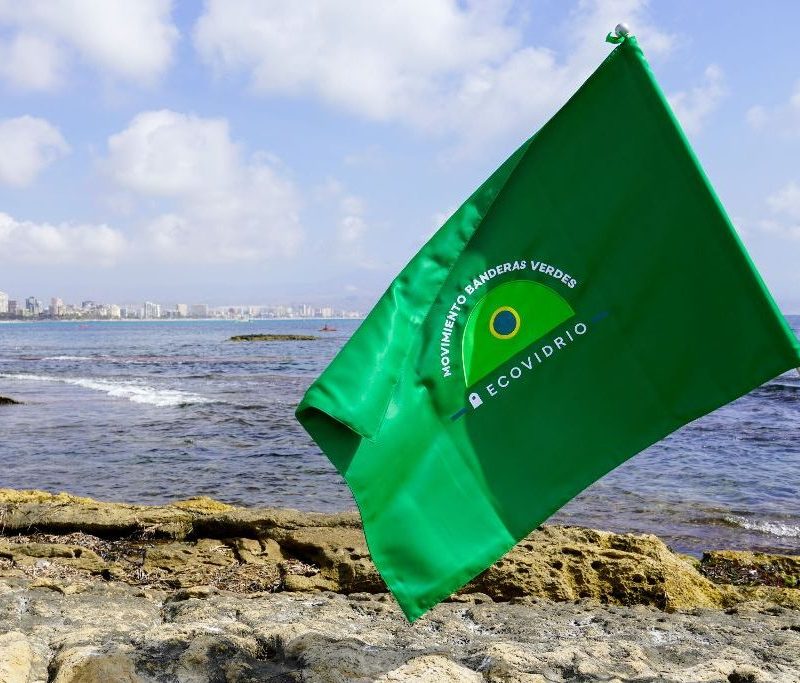 Bandera verda d'Ecovidrio.