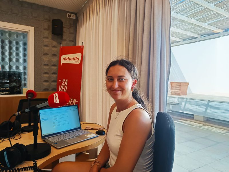 Jahmila Canale a Ràdio Illa.