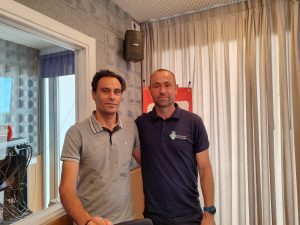 Pere Serra i Omar Juan a Ràdio Illa.