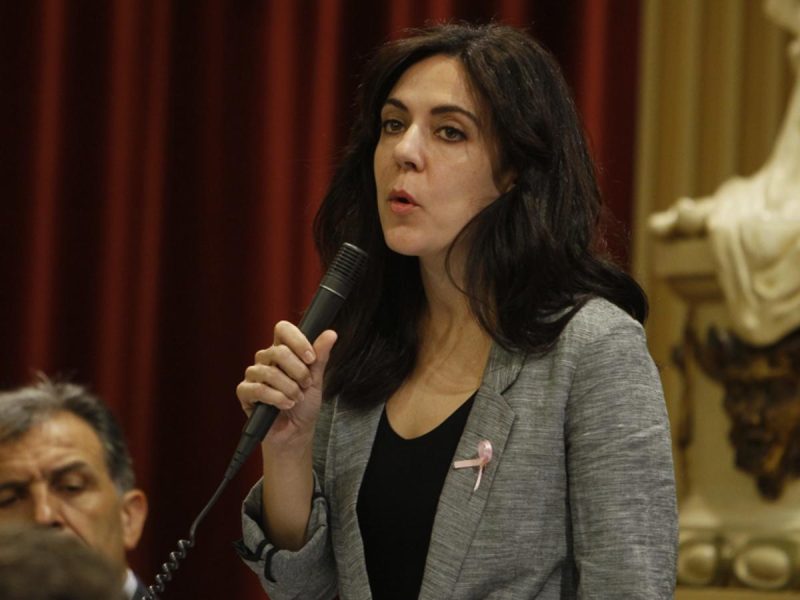 La consellera de Famílies, Benestar Social i Atenció a la Dependència, Sandra Fernández