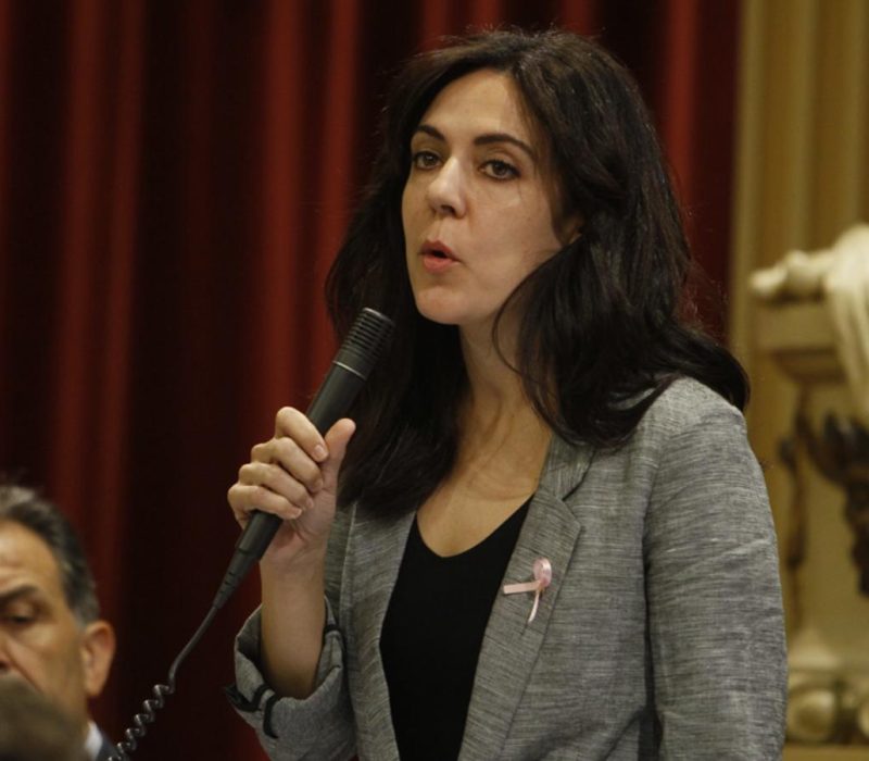 La consellera de Famílies, Benestar Social i Atenció a la Dependència, Sandra Fernández