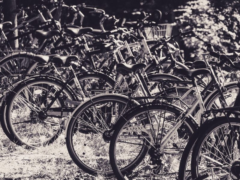 Imatge d'arxiu de bicicletes.