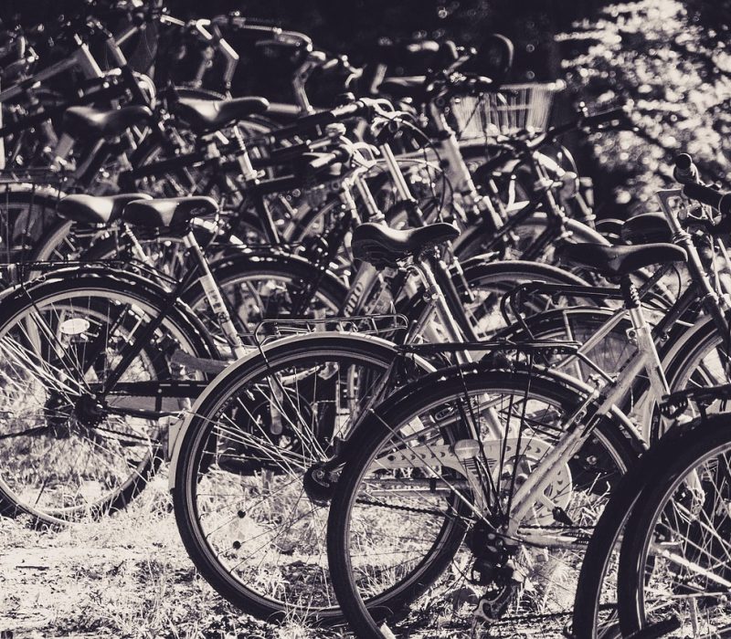 Imatge d'arxiu de bicicletes.