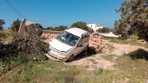 Imatge del turisme accidentat.